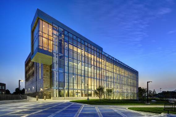 The front of the Allendale Library